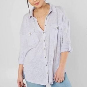 Free people Penelope buttondown Lilac